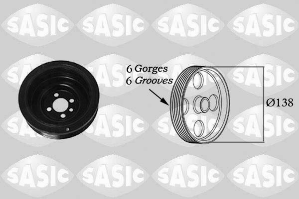 Sasic 2156018 - Шкив коленчатого вала autosila-amz.com