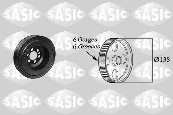 Sasic 2156083 - Шкив коленчатого вала autosila-amz.com