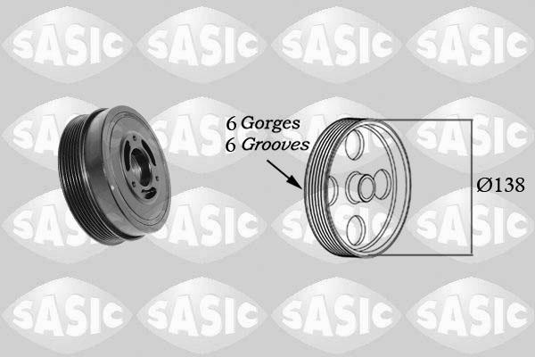 Sasic 2156082 - Шкив коленчатого вала autosila-amz.com