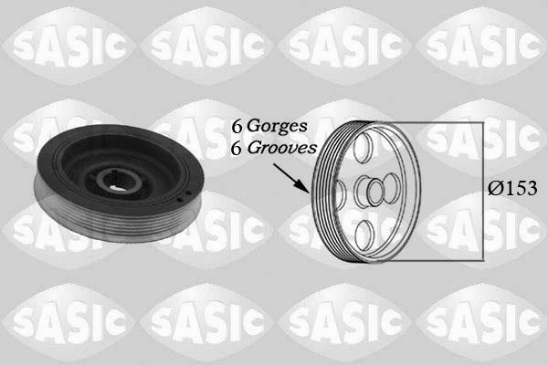 Sasic 2150002 - Шкив коленчатого вала autosila-amz.com