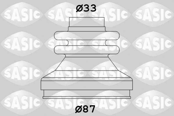 Sasic 2873783 - Пыльник, приводной вал autosila-amz.com