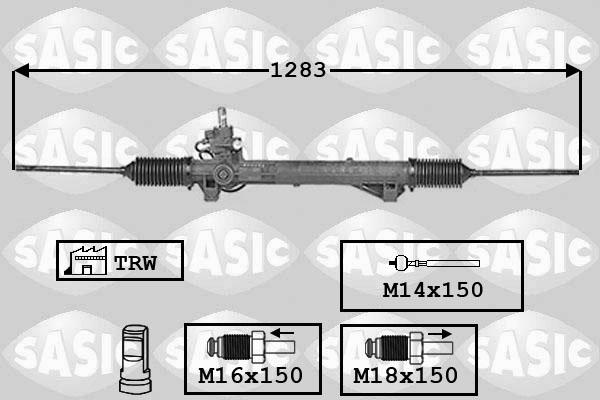 Sasic 7006093 - Рулевой механизм, рейка autosila-amz.com