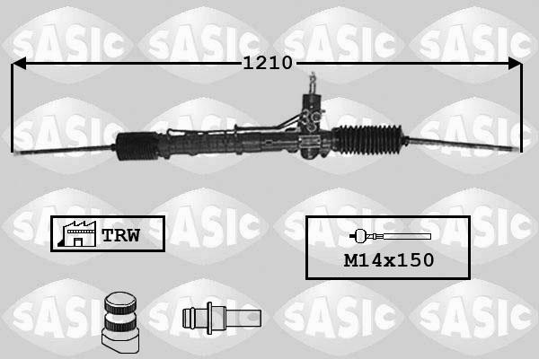 Sasic 7006059 - Рулевой механизм, рейка autosila-amz.com