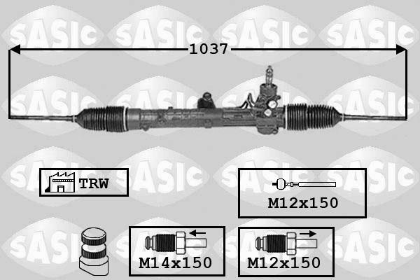 Sasic 7006058 - Рулевой механизм, рейка autosila-amz.com
