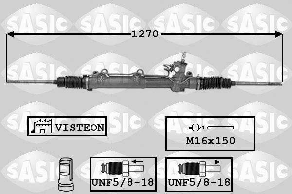 Sasic 7006064 - Рулевой механизм, рейка autosila-amz.com