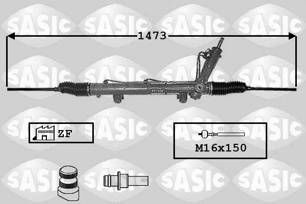Sasic 7006062 - Рулевой механизм, рейка autosila-amz.com