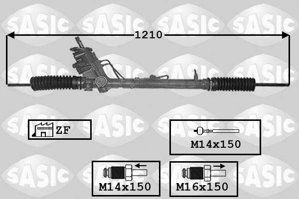 Sasic 7006003 - Рулевой механизм, рейка autosila-amz.com