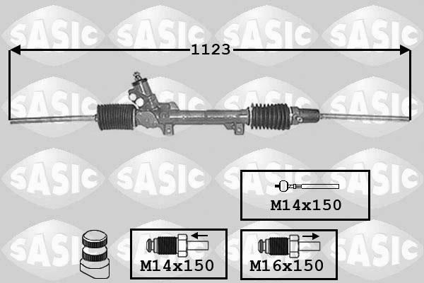 Sasic 7006085 - Рулевой механизм, рейка autosila-amz.com
