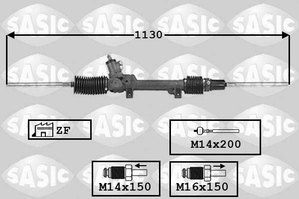 Sasic 7006083 - Рулевой механизм, рейка autosila-amz.com