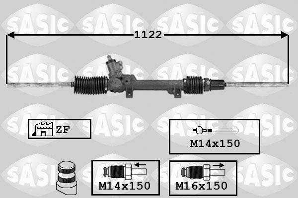 Sasic 7006082 - Рулевой механизм, рейка autosila-amz.com