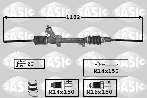 Sasic 7006035 - Рулевой механизм, рейка autosila-amz.com