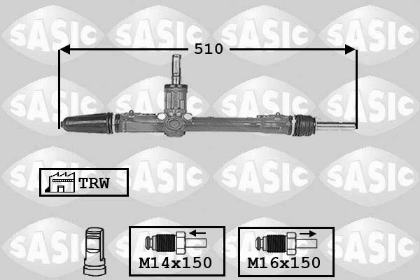 Sasic 7006037 - Рулевой механизм, рейка autosila-amz.com