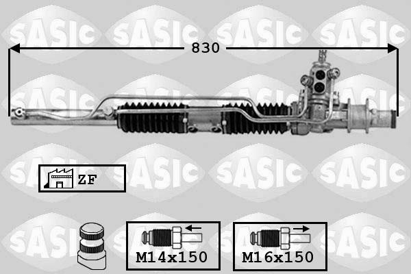 Sasic 7006072 - Рейка рулевая autosila-amz.com