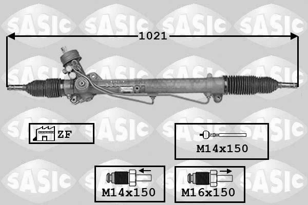 Sasic 7006141 - Рулевой механизм, рейка autosila-amz.com