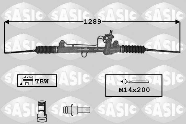 Sasic 7006175 - Рулевой механизм, рейка autosila-amz.com