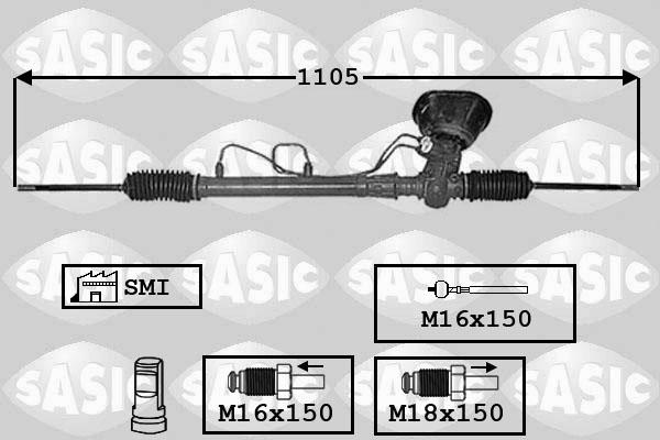 Sasic 7006171 - Рулевой механизм, рейка autosila-amz.com