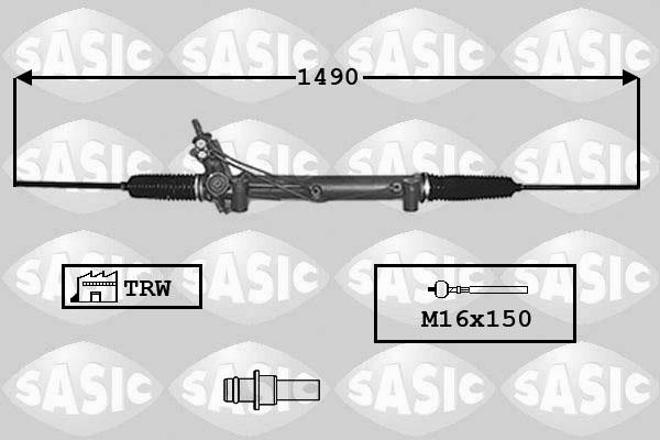 Sasic 7006177 - Рулевой механизм, рейка autosila-amz.com