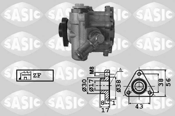 Sasic 7076049 - Гидравлический насос, рулевое управление, ГУР autosila-amz.com