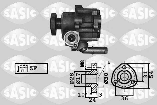 Sasic 7076009 - Гидравлический насос, рулевое управление, ГУР autosila-amz.com