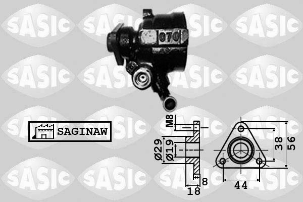 Sasic 7076005 - Гидравлический насос, рулевое управление, ГУР autosila-amz.com