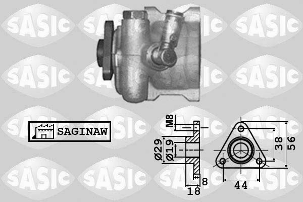 Sasic 7076007 - Гидравлический насос, рулевое управление, ГУР autosila-amz.com