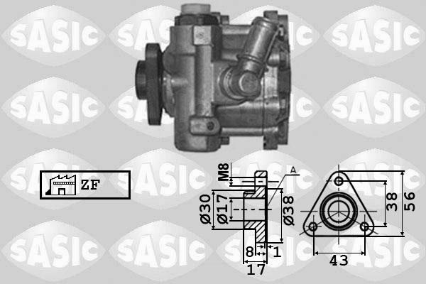 Sasic 7076025 - Гидравлический насос, рулевое управление, ГУР autosila-amz.com