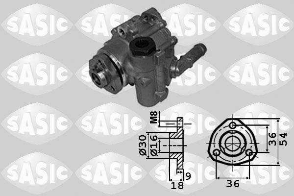 Sasic 7076071 - Гидравлический насос, рулевое управление, ГУР autosila-amz.com