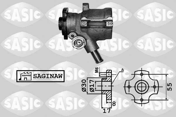 Sasic 7070032 - Гидравлический насос, рулевое управление, ГУР autosila-amz.com