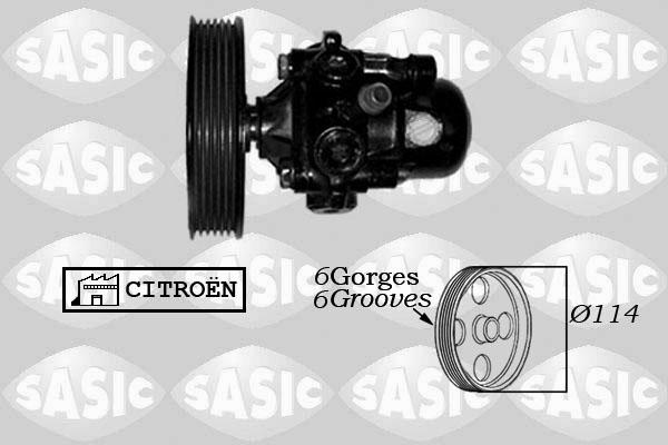 Sasic 7070025 - Гидравлический насос, рулевое управление, ГУР autosila-amz.com
