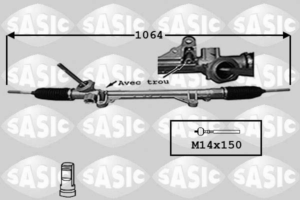 Sasic 7174030 - Рулевой механизм, рейка autosila-amz.com