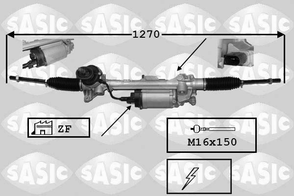 Sasic 7176043 - Рулевой механизм, рейка autosila-amz.com