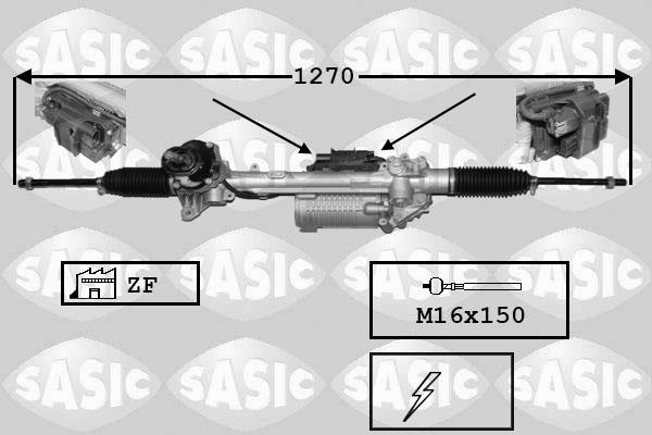 Sasic 7176059 - Рулевой механизм, рейка autosila-amz.com