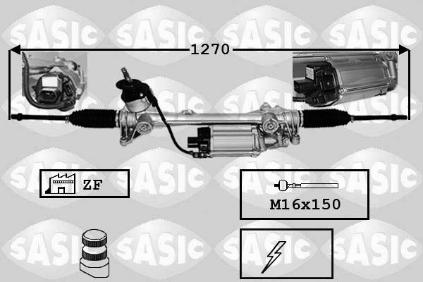 Sasic 7176065 - Рулевой механизм, рейка autosila-amz.com