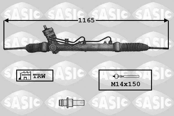 Sasic 7176031 - Рулевой механизм, рейка autosila-amz.com