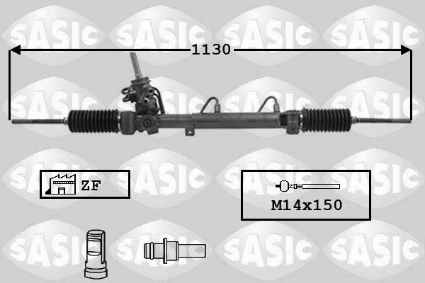 Sasic 7176033 - Рулевой механизм, рейка autosila-amz.com