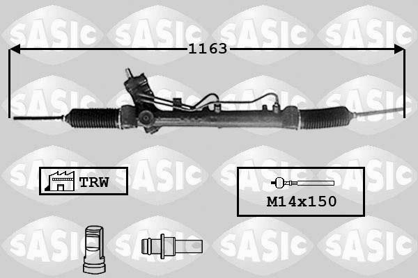 Sasic 7176032 - Рулевой механизм, рейка autosila-amz.com