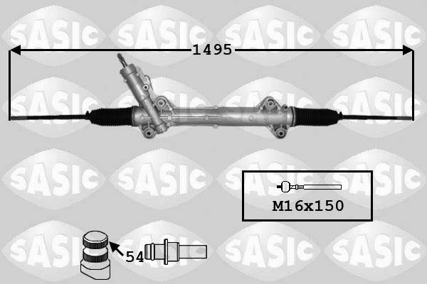 Sasic 7176070 - Рулевой механизм, рейка autosila-amz.com