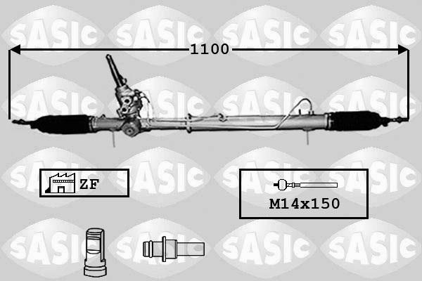 Sasic 7170046 - Рулевой механизм, рейка autosila-amz.com