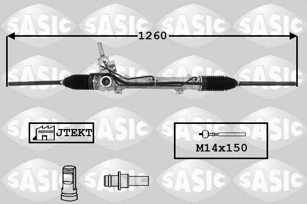 Sasic 7170041 - Рулевой механизм, рейка autosila-amz.com