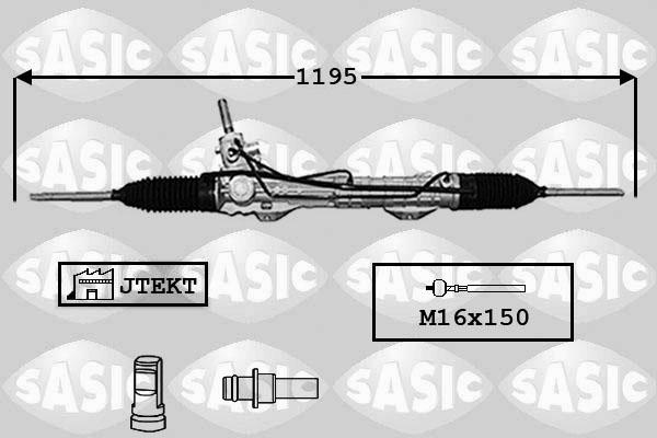 Sasic 7170043 - Рулевой механизм, рейка autosila-amz.com