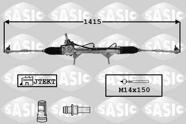 Sasic 7170059 - Рулевой механизм, рейка autosila-amz.com