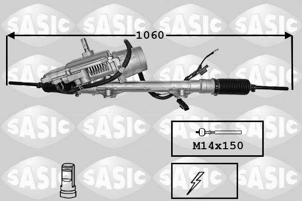 Sasic 7170055 - Рулевой механизм, рейка autosila-amz.com