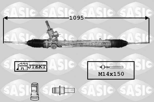 Sasic 7170053 - Рулевой механизм, рейка autosila-amz.com