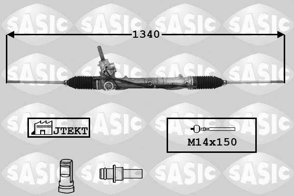 Sasic 7170061 - Рулевой механизм, рейка autosila-amz.com