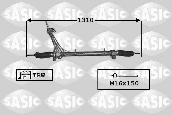Sasic 7170026 - Рулевой механизм, рейка autosila-amz.com