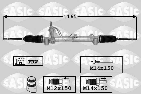 Sasic 7170072 - Рулевой механизм, рейка autosila-amz.com