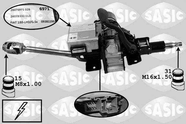 Sasic 7276001 - Рулевая колонка autosila-amz.com