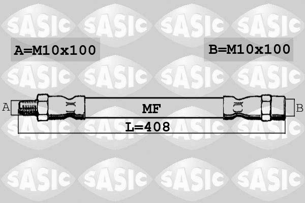 Sasic SBH6391 - Тормозной шланг autosila-amz.com