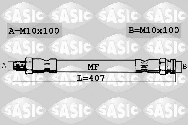 Sasic SBH6357 - Тормозной шланг autosila-amz.com