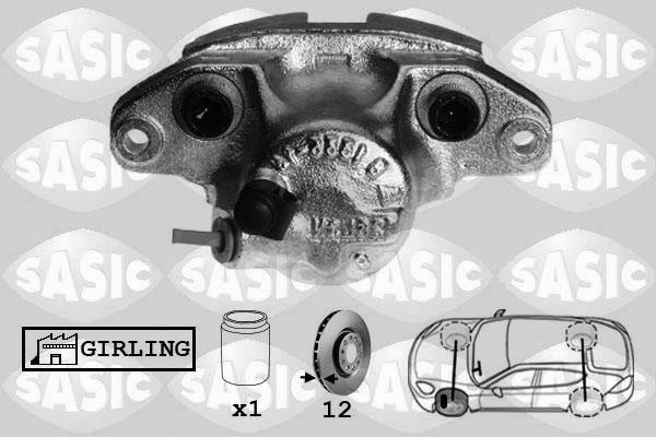 Sasic SCA4002 - Тормозной суппорт autosila-amz.com